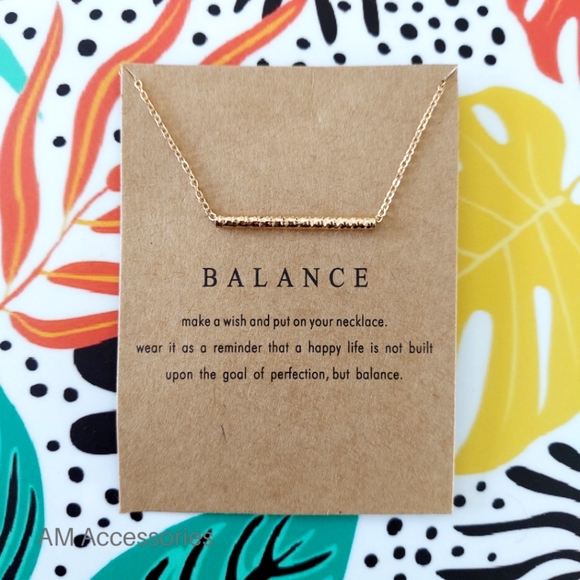 Make A Wish Intention Necklace - Balance - Picture 1 of 5